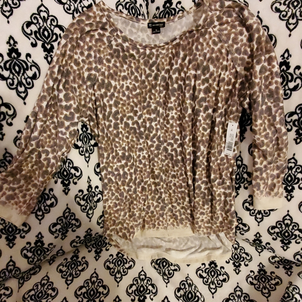 New Directions: New Animal print Shirt